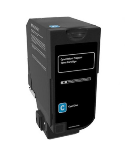 Lexmark CS720 3K Toner Cyan Remanufacturé