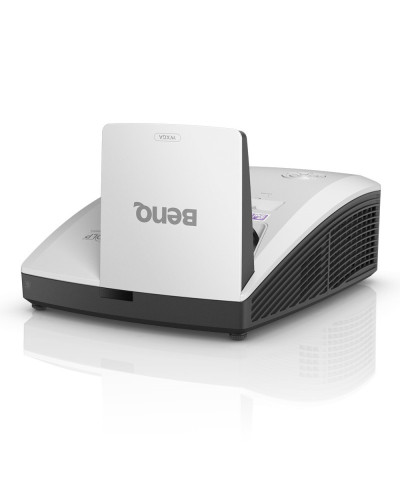 BenQ MW855UST+ Projecteur à focale ultra courte 3500 ANSI lumens DLP WXGA (1280x800) Compatibilité 3D Noir, Blanc