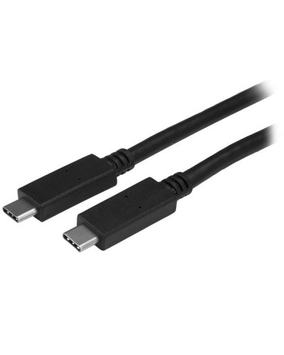 StarTech.com Câble USB-C de 2m, USB 5Gbps, 60W (3A) Power Delivery, 4K 60Hz DP Alt Mode, Gaine TPE - Compatible Thunderbolt