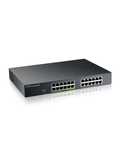Zyxel GS1915-24EP Géré L2 Gigabit Ethernet (10/100/1000) Connexion Ethernet, supportant l'alimentation via ce port (PoE) 1U Noir