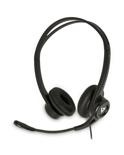 V7 Casque stéréo USB Essentials avec microphone
