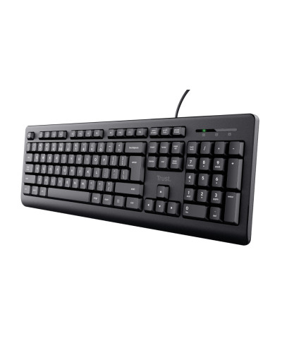 Trust TK-150 clavier Bureau USB Français Noir