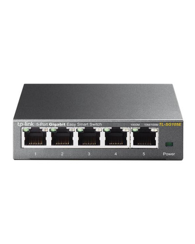 TP-Link TL-SG105E Géré L2 Gigabit Ethernet (10/100/1000) Noir