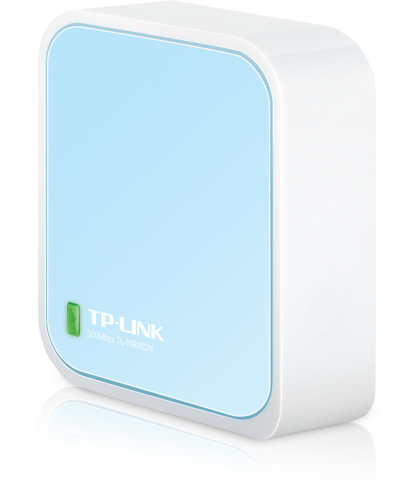 TP-Link TL-WR802N routeur sans fil Fast Ethernet Monobande (2,4 GHz) Bleu, Blanc