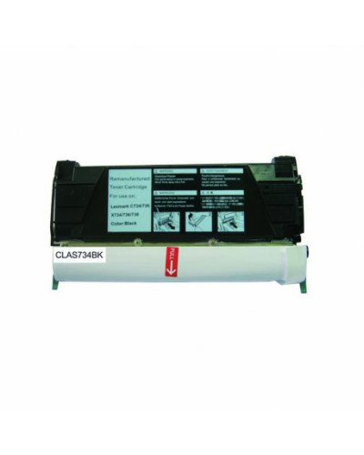 Lexmark C734 Toner Noir Remanufacturé